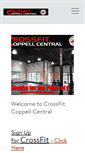 Mobile Screenshot of crossfitcoppellcentral.com