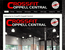 Tablet Screenshot of crossfitcoppellcentral.com